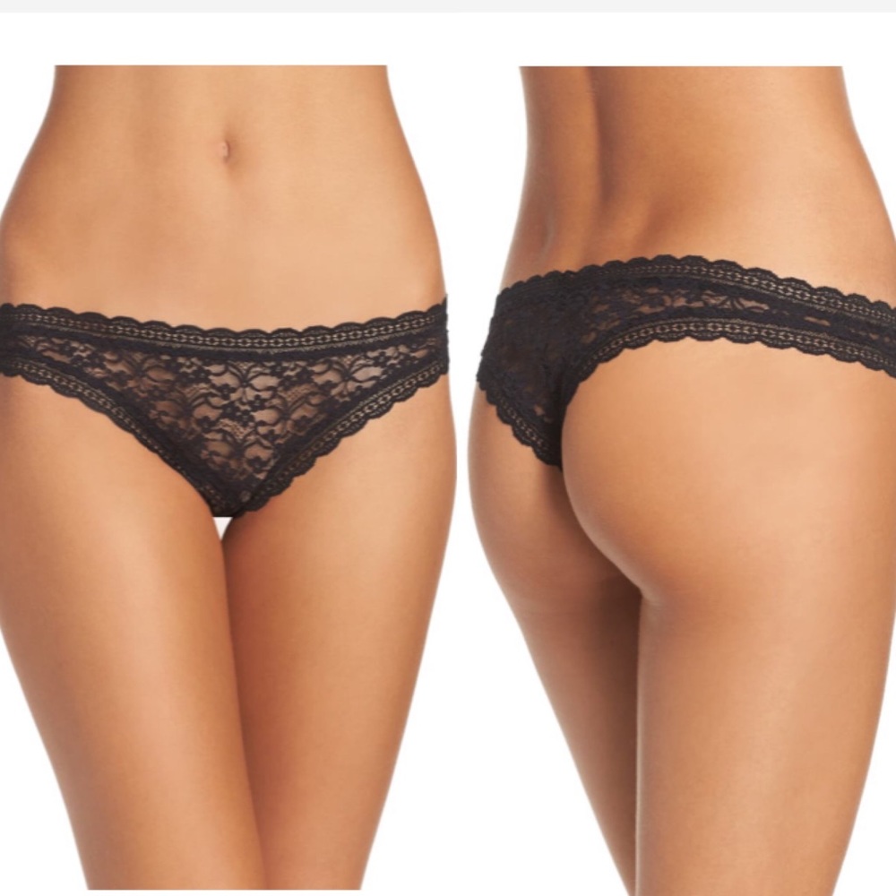 NWT Free People Intimately Lace Tanga Panties